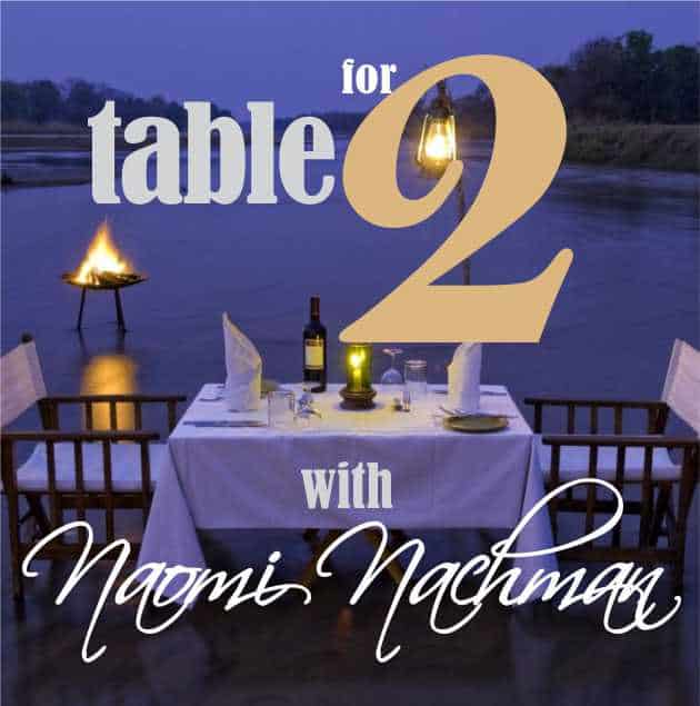 Table for 2 with Naomi Nachman Passover Listings interview