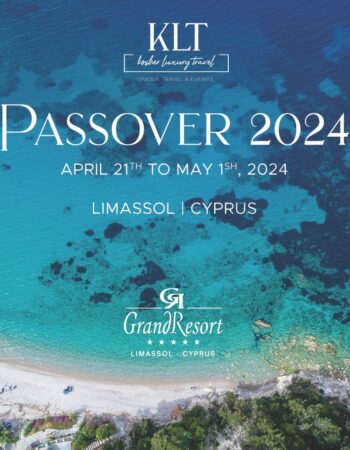 Kosher Luxury Travel 2024 Passover Program in Limassol, Cyprus